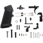 TacFire LPK01USA AR-15 Complete Lower Parts Kit W / Black A2 Grip Black
