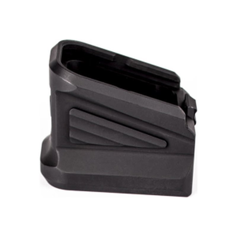 ZEV BPADEXTGLK5B +5 Basepad for Glock 17rd 9mm Magazines (Black)