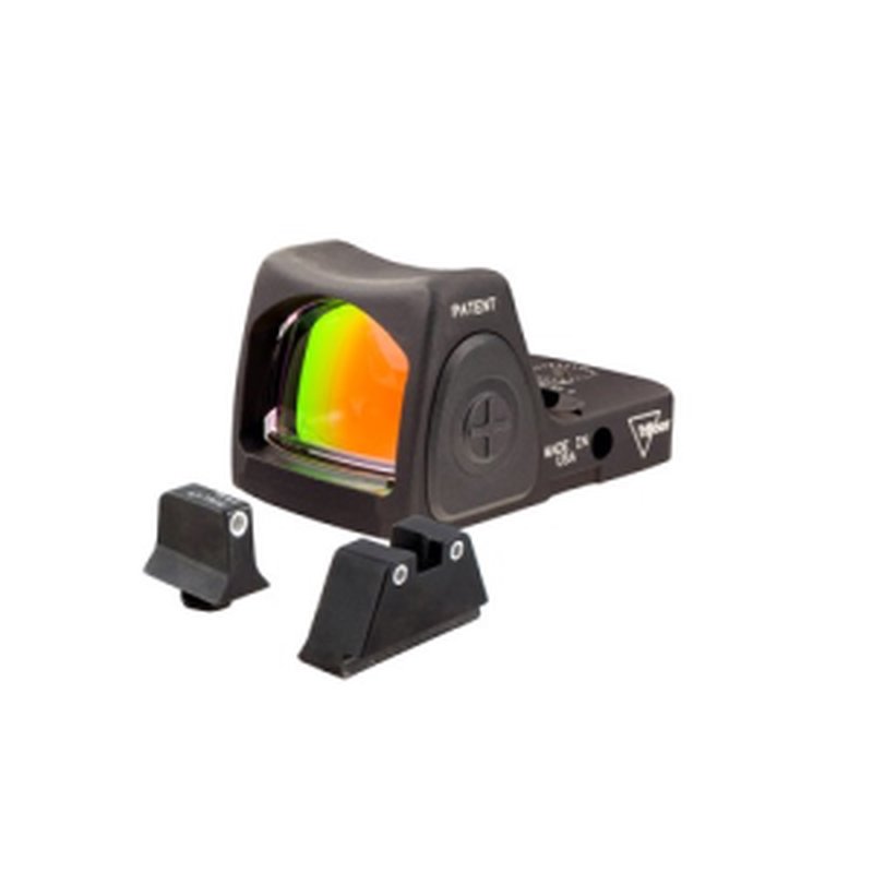 Trijicon Dual Defense Kit RMR Type 2 Adj 6.5MOA for Glock (White)