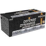 Fiocchi Defense Dynamics 4.6x30mm H&K 40gr JSP Rifle Ammo (50 Rounds)