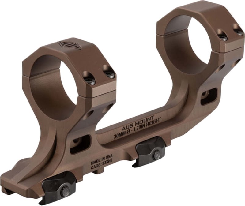 Reptilia OPMOD AUS mount 30mm 1.7in Desert Brown scope mount for AR-15