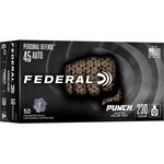 Federal Punch .45 ACP 230gr JHP Ammo 50 Rounds PD45P1G