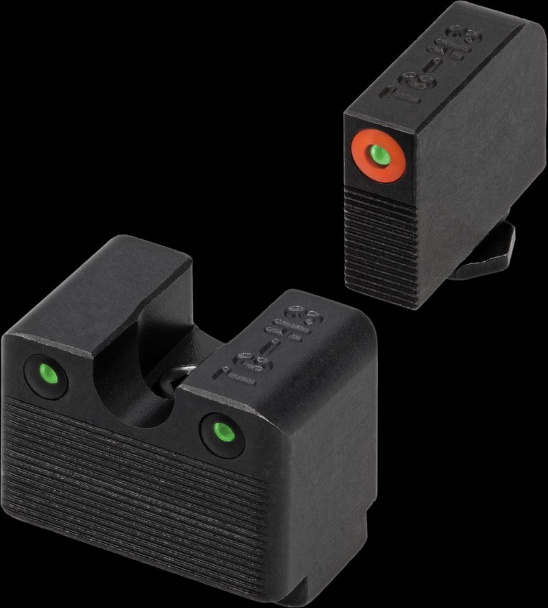 Truglo Tritium Pro Night Sight TG231G3MW Green Tritium with White Front Ring