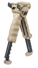 FAB Defense Gen-II Vertical Integrated Bipod Foregrip w/ 1in Flashlight Adapter