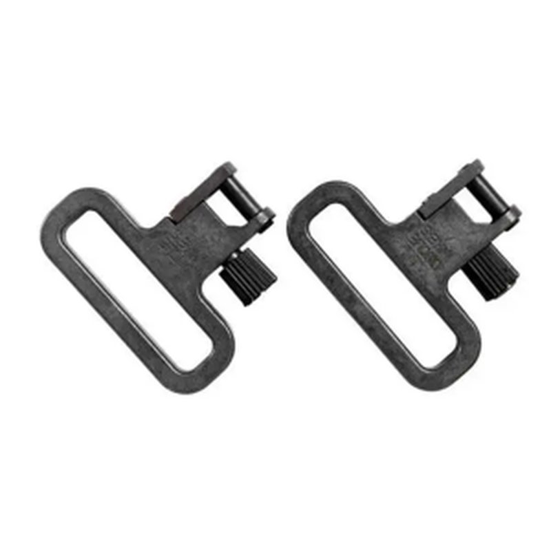 Uncle Mike's Mil-Spec QD Swivel Stainless MIM 1.25 Inch Black Sling Swivel