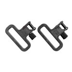 Uncle Mike's Mil-Spec QD Swivel Stainless MIM 1.25 Inch Black Sling Swivel