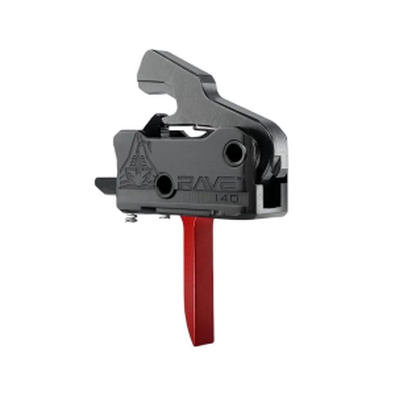 Rise Armament Rave 140 Single Stage AR Rifle Trigger 3.5 lb Flat Red