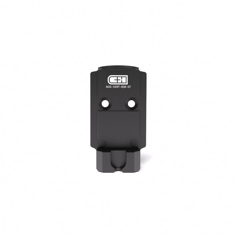 C&H Precision AOS Cut to Holosun 509T Integrated Rear Sight Steel Plate