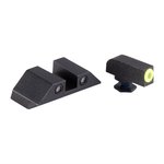 Night Fision Perfect Dot Tritium Night Sights for Glock 4140 Nitride Matte Black
