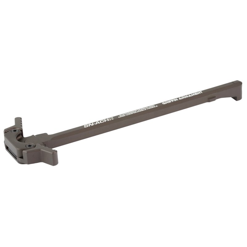 Griffin Armament SN-ACH 10 Gen 2 Ambidextrous AR-10 Charging Handle Terra Brown