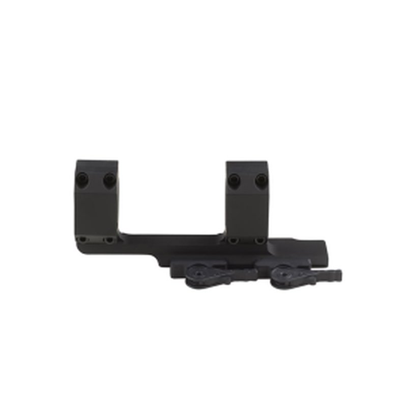 American Defense Recon QD 1-Piece 2" Cantilever Picatinny Scope Mount 30mm Rings Titanium Lever Matte Black Standard Height