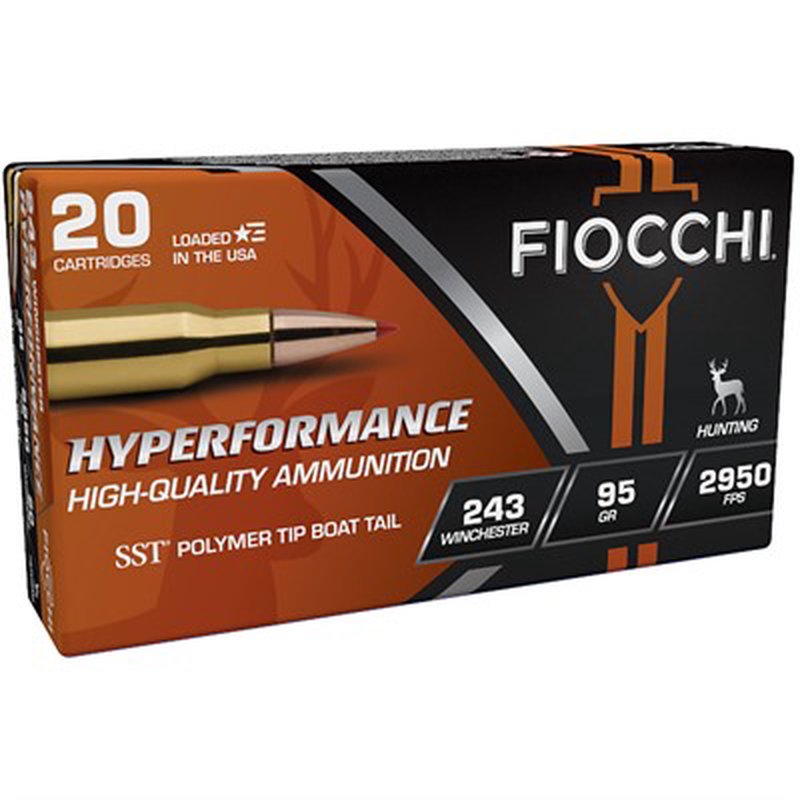 Fiocchi Extrema .243 Winchester 95gr SST Ammunition 20 Round Box
