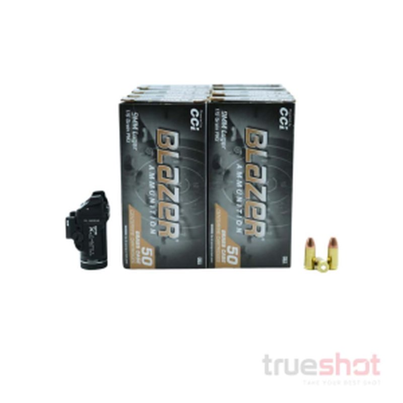 Streamlight TLR-7 X Sub Pistol Light for P365/XL Bundle with 500 Rounds 9mm FMJ Ammo