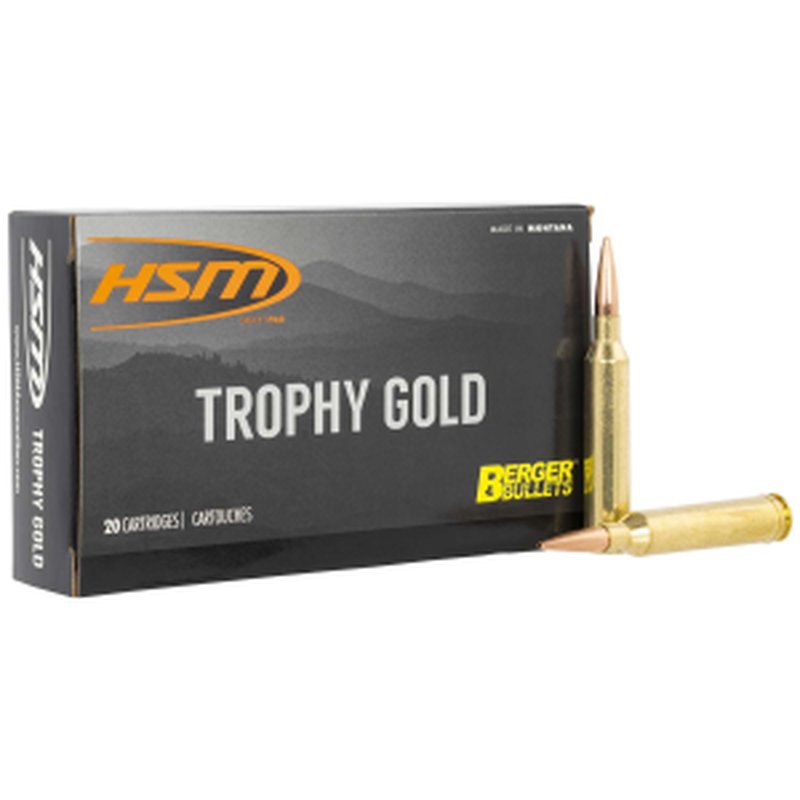 HSM Trophy Gold 6.5x284 HPBT VLD Rifle Ammunition 130gr