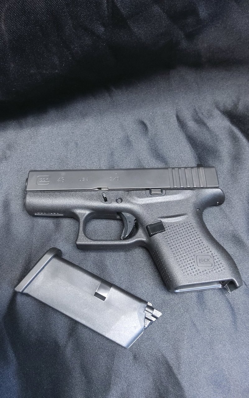 Glock 43 9mm Semi-Auto Pistol (G43) - Single-Stack Compact
