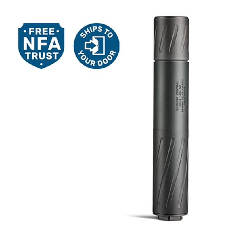 Banish 30-V2 30 Caliber Rifle Suppressor - Banish 30-V2 Dtm 30 Caliber Hub Mount Suppressor Black