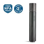 Banish 30-V2 30 Caliber Rifle Suppressor - Banish 30-V2 Dtm 30 Caliber Hub Mount Suppressor Black