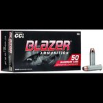 CCI Blazer 357 Magnum 158 Grain Jacketed Hollow Point Pistol Ammunition 50 Round Box