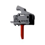 Rise Armament Rave Flat Trigger, Red - T017F-RED