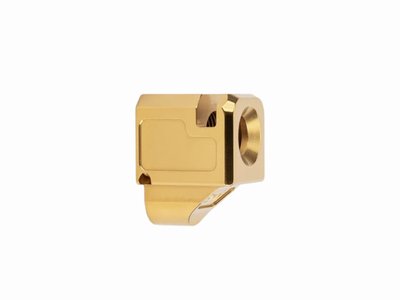 Zaffiri Precision Glock 43X/48 Blowhole Compensator 9mm 1/2x28 PVD Gold