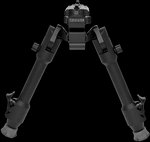 Warne Skyline Precision Bipod Folding M-LOK Quick-Detach Mount 7904M Matte Black Aluminum/Steel