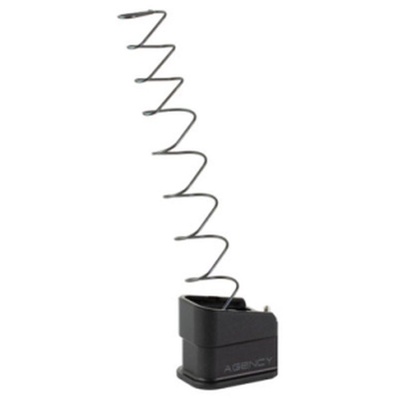 Agency Arms Glock 19 Plus-5 Base Pad Extension for 15rd Magazines, Black