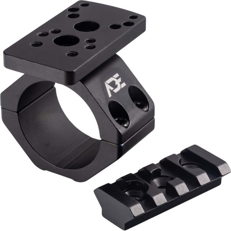 ADE Advanced Optics 34mm Piggyback Universal Fit Red Dot Riflescope Ring HM10 Base/Mount Type Top Mount, Ring Height: 1.5 in