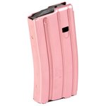 DURAMAG 20 Round AR-15 Magazine 5.56 NATO Pink Aluminum Black Follower