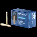 PPU Standard Rifle .22 Hornet 45 Grain Soft Point Ammo (50 Rounds)