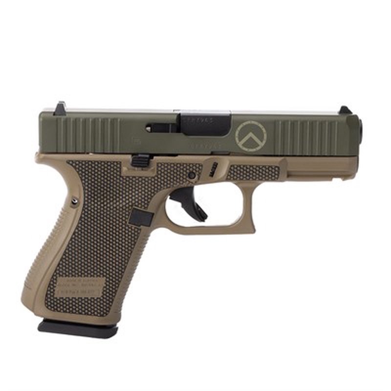 Glock 19 Gen 5 Custom 9mm Spartan Semi-Auto Handgun 4.02" 15rd Cerakote