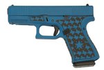 Glock G19 Gen 5 Texas Blue Stipple 9mm