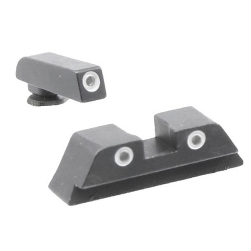 Trijicon Bright & Tough 3-Dot Glock Front & Rear Night Sight Set