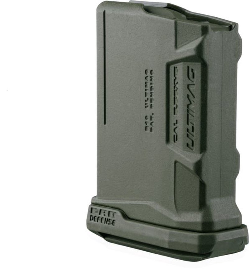 FAB Defense Ultimag AR-15 Magazine 10 Round 223 Remington 5.56 NATO OD Green