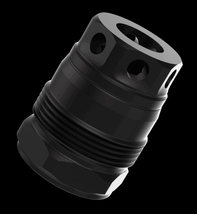 Liberty Precision Machine Baby Bell Muzzle Brake 5/8-24 17-4 PH Stainless