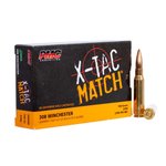 PMC 308XM X-Tac Match 308 Win Open Tip Match Ammunition 168gr