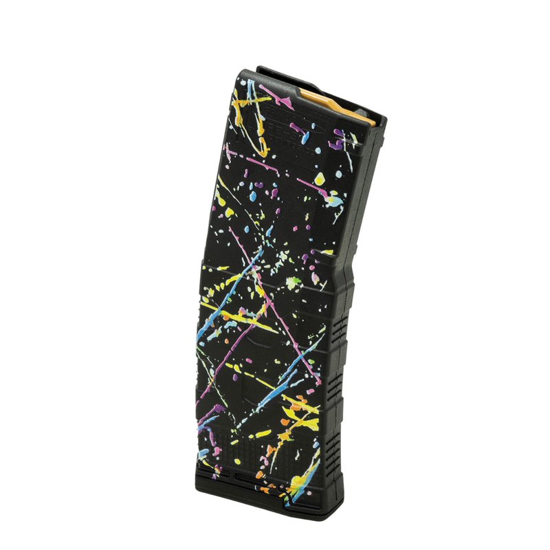 Amend 2 Neon Splatter Mod-3 30rds 5.56x45mm/.223 Remington, Black