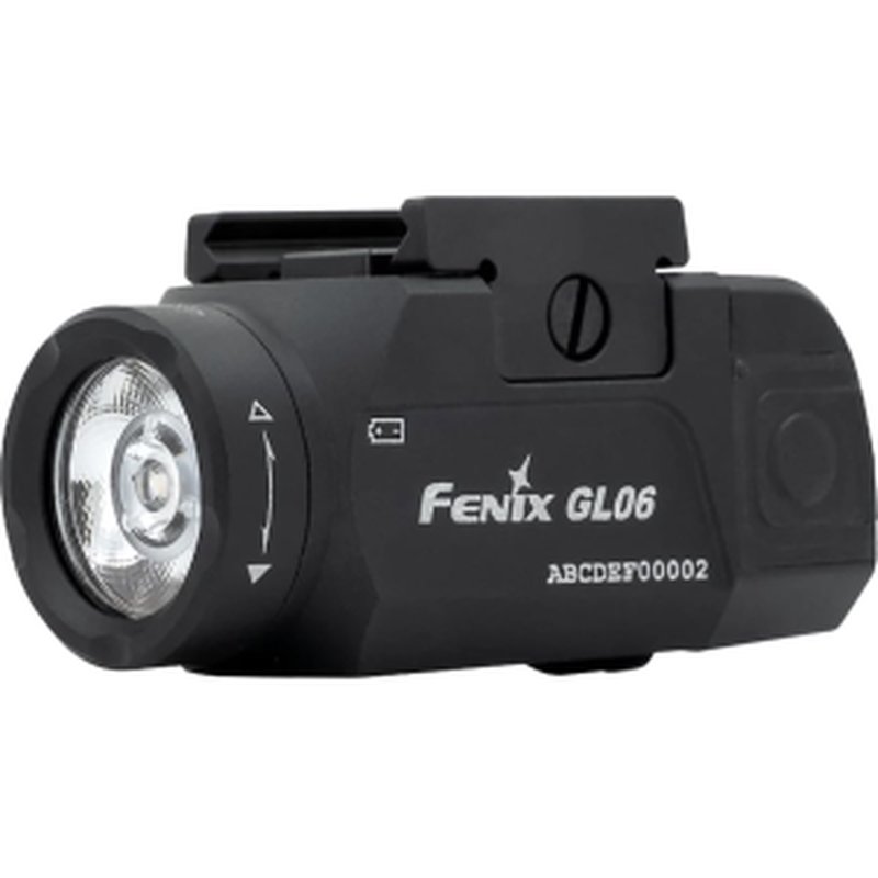 Fenix GL06 Weapon Light Glock Picatinny Rails 600 Lumens Black