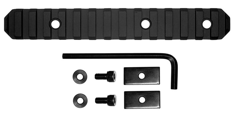 GrovTec GTSW191 AR 15-Slot Picatinny Rail 6" Type III Hard Anodized Black