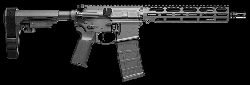 VKTR VK-1 223/5.56 AR-15 Rifle 10.5 in Barrel Piston Gas System