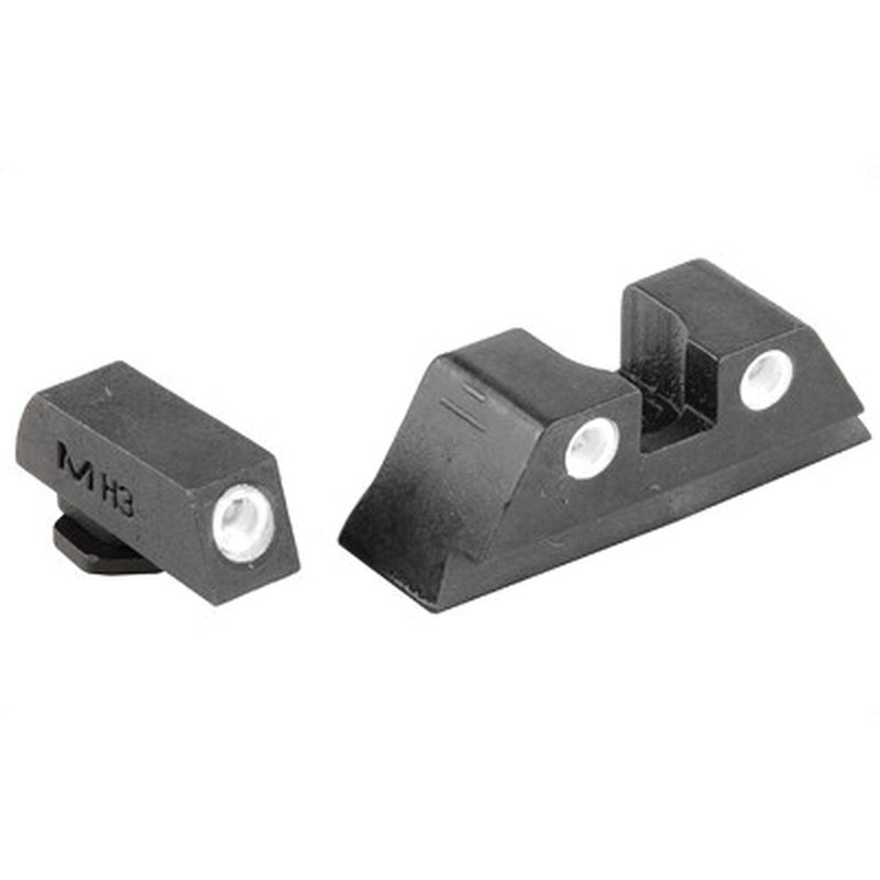 Meprolight Tru-Dot Sight for Glock 20/21/29/30, Green/Yellow - 0102223201