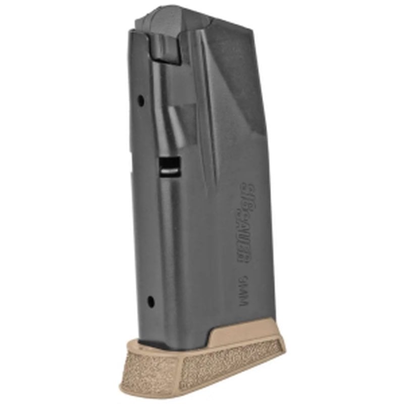 SIG SAUER P365 Magazine 9mm 10RD Subcompact Finger Extension COY
