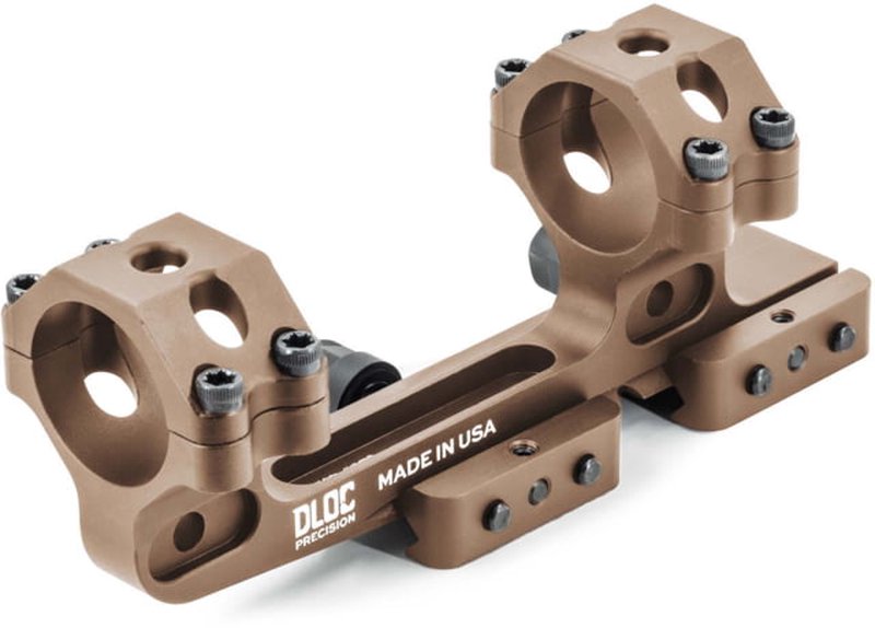 DLOC Precision Cantilever Scope Mount, 30mm, 1.63 in Height, Tan