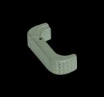 Timber Creek Glock 43X/48 Extended Magazine Release OD Green Anodized Aluminum GL43XEMROD
