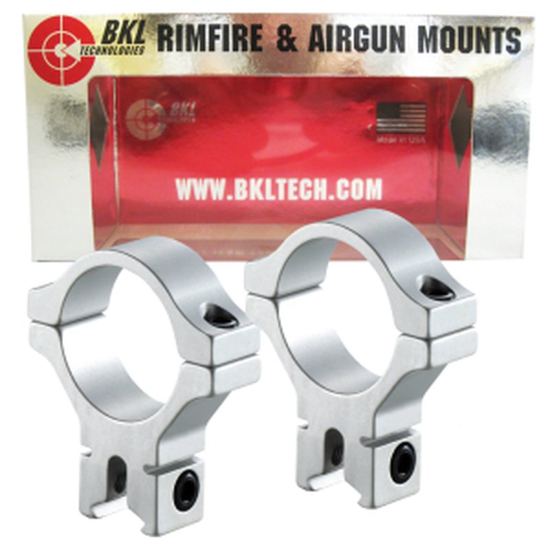 BKL 257-S 1in Scope Rings Dovetail Silver