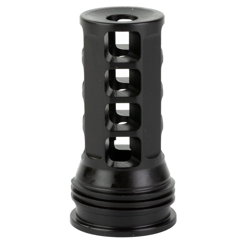 HUXWRX Safety Company Muzzle Brake-QD, 7.62mm, Black, 1/2X28, Fits HuxWrx/OSS Suppressors