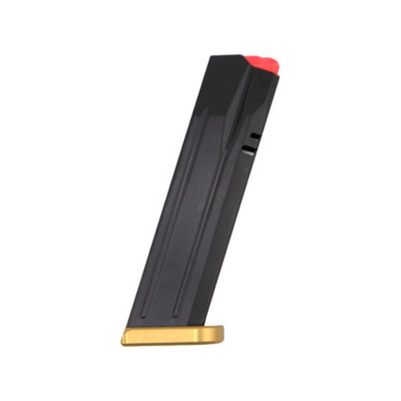 CZ USA CZ Comp-Ready P-10 F P-09 9mm 19-Round Pistol Magazine Gold Basepad Ambidextrous