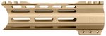 ABC RIFLE COMPANY Custom Hybrid Top Cut Super Slim AR-15 M-LOK Handguard, 7in, Flat Dark Earth