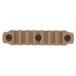 Bravo Company 4in Keymod Picatinny Nylon Rail Section, Flat Dark Earth