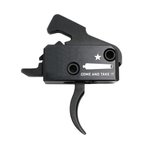 Rise Armament RA-140 Super Sporting Trigger Curved Single-Stage 3.5 lb AR-15 Come and Take It Edition