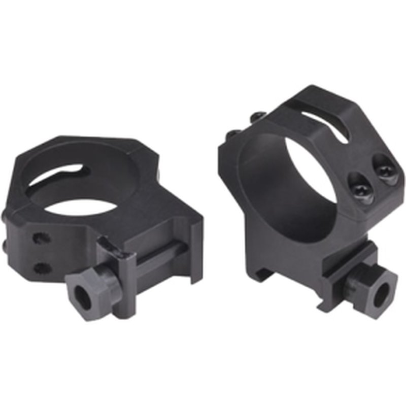Weaver Mounts 48366 Four Hole Skeleton Ring Set 30mm Dia High Matte Black